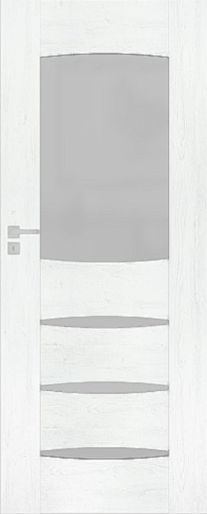 Interiérové dveře DRE ENA - model 2 - dýha DRE-Cell - borovice bílá