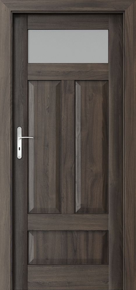 Interiérové dveře PORTA HARMONY B.1 - dýha Portasynchro 3D - dub tmavý