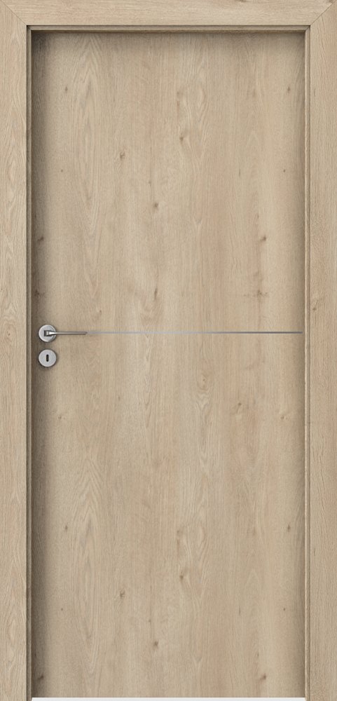 Interiérové dveře PORTA LINE F.1 - dýha Portaperfect 3D - dub klasický