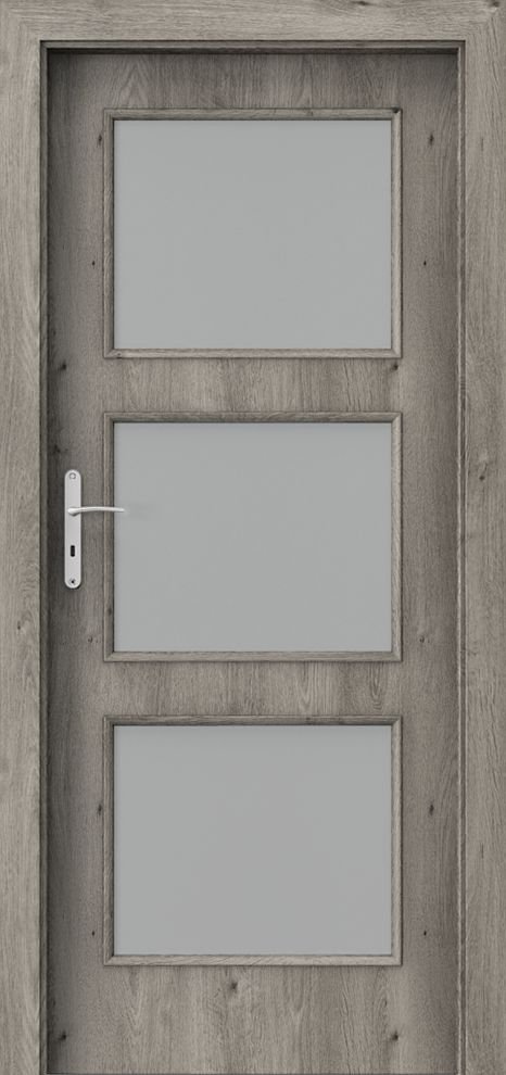 Posuvné interiérové dveře PORTA NOVA 4.4 - dýha Portaperfect 3D - dub Sibiřský