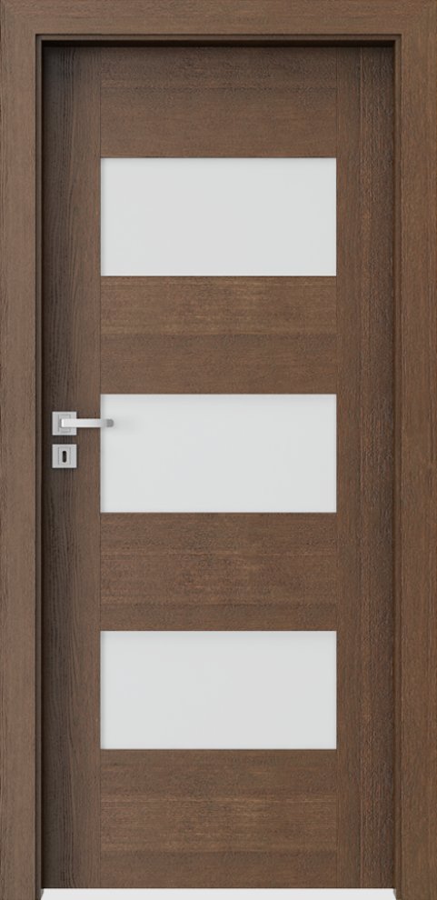 Interiérové dveře PORTA NATURA KONCEPT K.3 - přírodní dýha Satin - dub hnědý