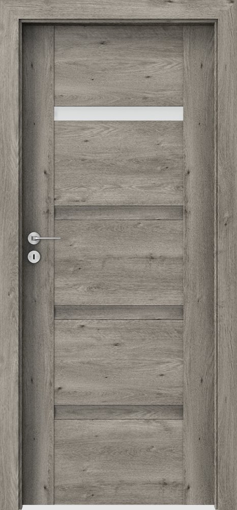 Interiérové dveře PORTA INSPIRE C.1 - dýha Portaperfect 3D - dub Sibiřský