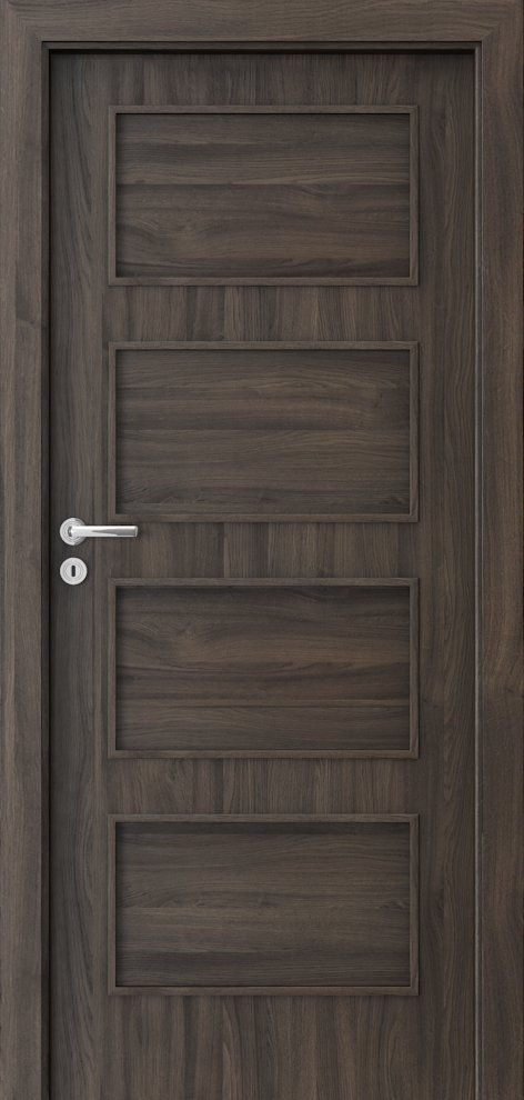 Interiérové dveře PORTA FIT H.0 - dýha Portasynchro 3D - dub tmavý