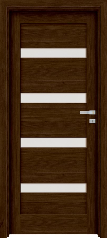 Interiérové dveře INVADO MARTINA 5 - Eco-Fornir forte - ořech duro B473