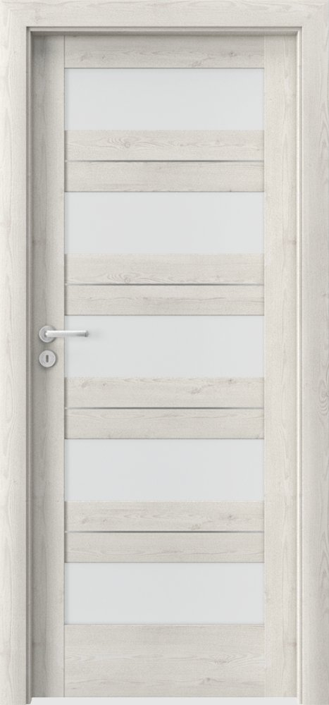 Interiérové dveře VERTE C - C5 intarzie - dýha Portasynchro 3D - borovice norská