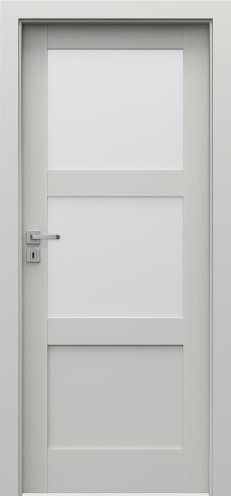 Interiérové dveře PORTA GRANDE B.2 - akrylátová barva UV - šedá