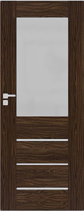 Interiérové dveře DRE PREMIUM 10 - dekorativní dýha 3D - eben (do vyprodání zásob)