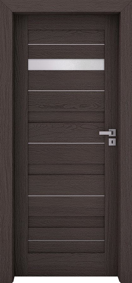 Interiérové dveře INVADO CAPENA INSERTO 2 - dýha Enduro 3D - antracit B637