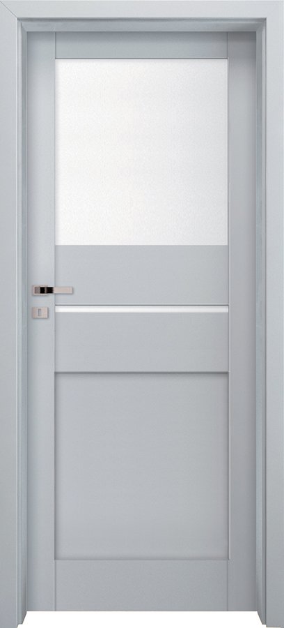 Posuvné interiérové dveře INVADO VINADIO 2 - Eco-Fornir laminát CPL - bílá B490