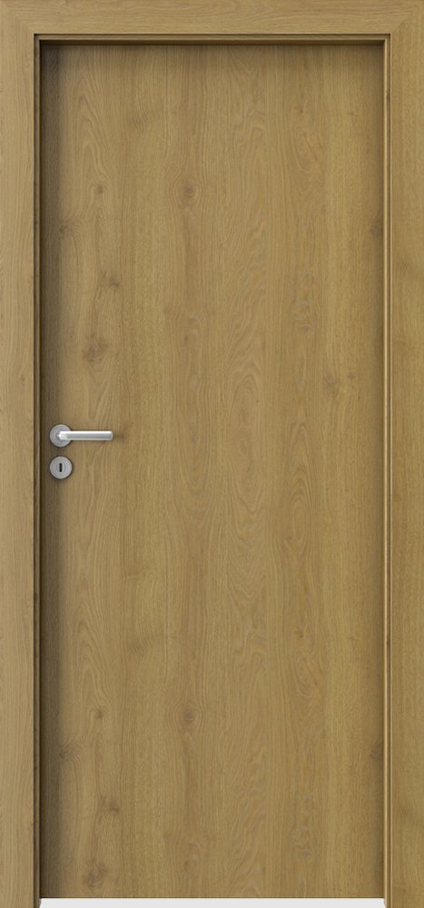 Interiérové dveře PORTA DECOR - model P - dýha Portaperfect 3D - dub přírodní