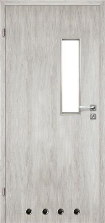Interiérové dveře VOSTER METRIX 1/3 - lak - dub stříbrný