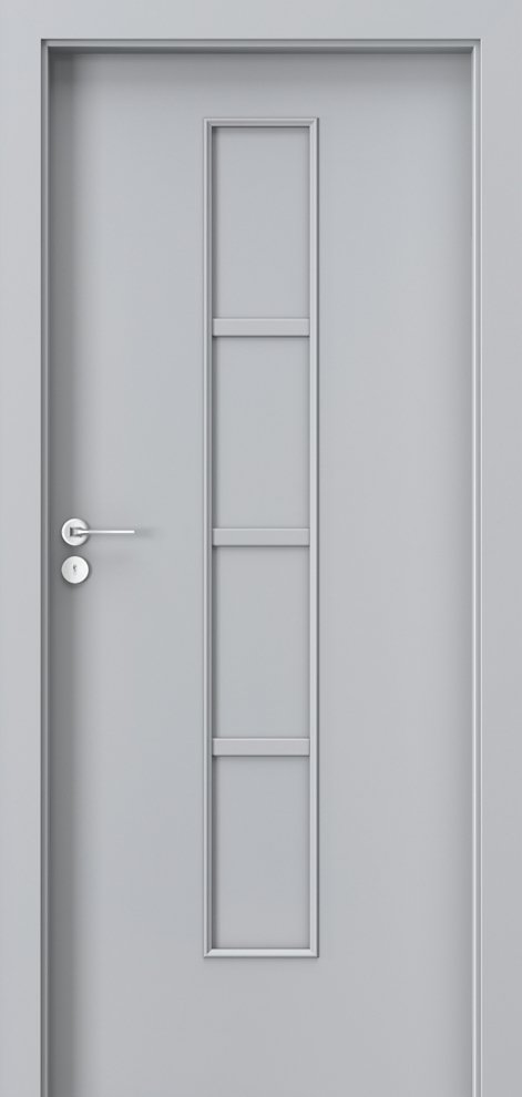 Interiérové dveře PORTA STYL 2 - plne - dýha CPL HQ 0,2 - šedá euroinvest