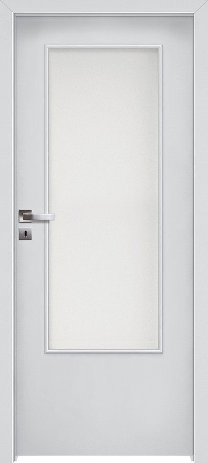 Interiérové dveře INVADO NORMA DECOR 4 - dýha Enduro - bílá B134