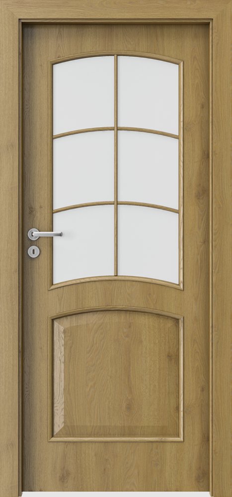 Interiérové dveře PORTA NOVA 6.2 - dýha Portaperfect 3D - dub přírodní
