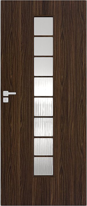 Interiérové dveře DRE STANDARD 40s - dekorativní dýha 3D - eben (do vyprodání)