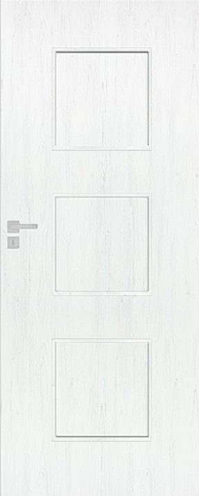 Interiérové dveře DRE KANON 10 - dýha DRE-Cell - borovice bílá