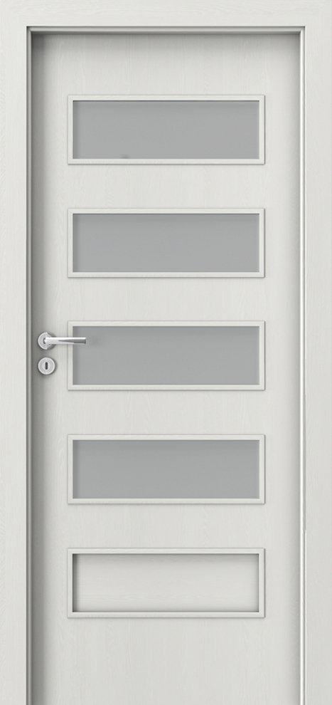 Posuvné interiérové dveře PORTA FIT G.4 - dýha Portasynchro 3D - wenge bílá