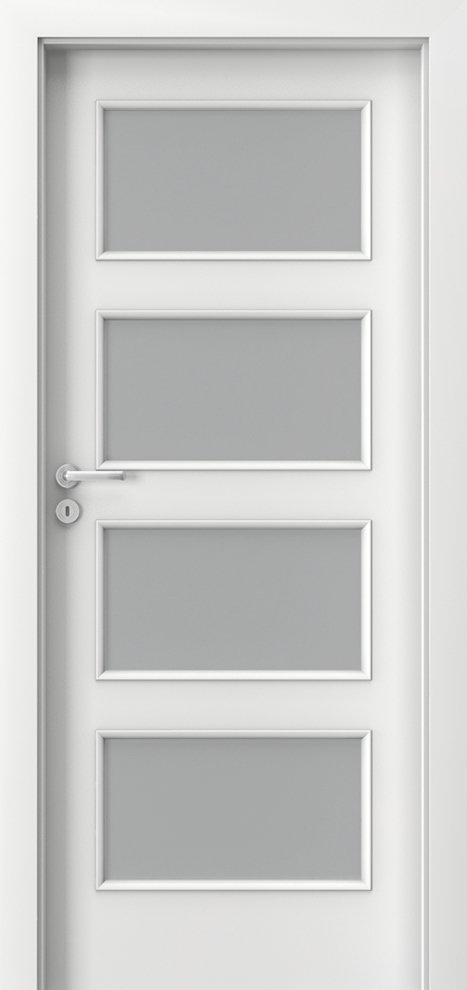 Posuvné interiérové dveře PORTA Laminát CPL 5.5 - dýha CPL HQ 0,2 - bílá