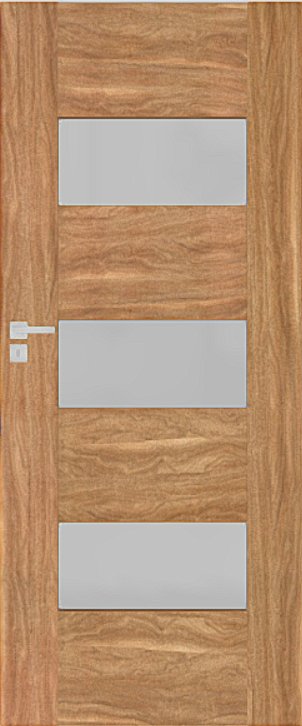 Interiérové dveře DRE SOLTE - model 3 - dýha DRE-Cell - ořech karamelový