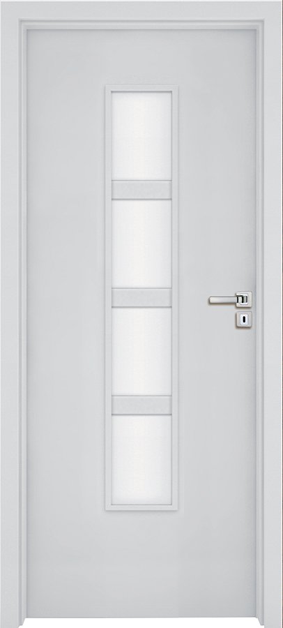 Posuvné interiérové dveře INVADO DOLCE 2 - dýha Enduro - bílá B134