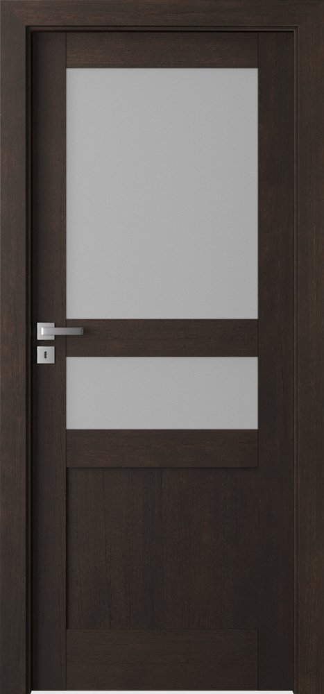 Interiérové dveře PORTA NATURA GRANDE D.1 - přírodní dýha Satin - nero