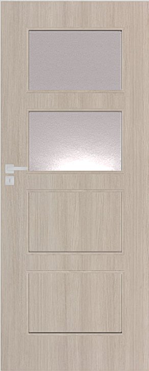 Interiérové dveře DRE MODERN 50 - dýha DRE-Cell - dub bělený kartáčovaný