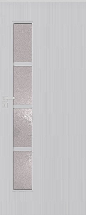 Interiérové dveře DRE DECO 30 - dýha DRE-Cell - stříbrná