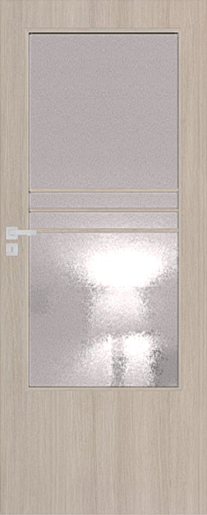 Interiérové dveře DRE ARTE B 10 - dýha DRE-Cell - dub bělený kartáčovaný