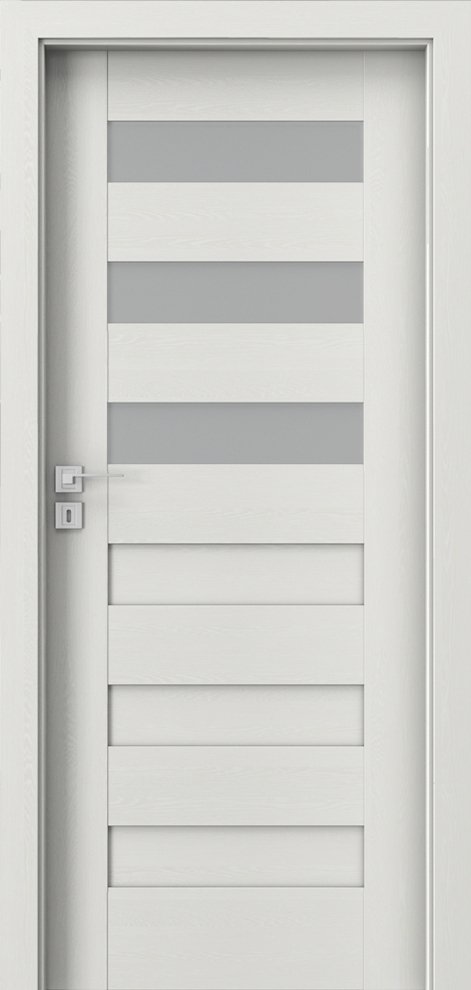 Posuvné interiérové dveře PORTA KONCEPT C.3 - dýha Portasynchro 3D - wenge bílá
