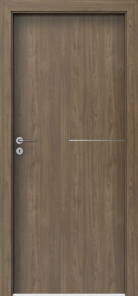 Interiérové dveře PORTA LINE G.1 - dýha CPL HQ 0,2 - ořech přírodní
