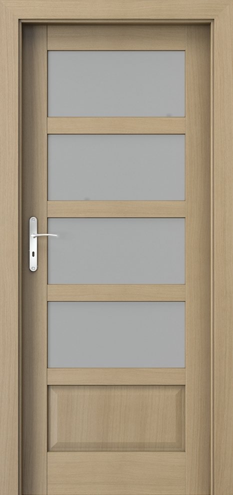 Interiérové dveře PORTA TOLEDO 4 - přírodní dýha Standard - dub 1