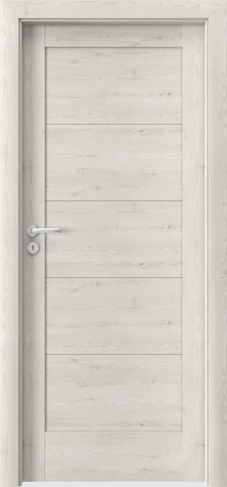 Posuvné interiérové dveře VERTE B - B0 - dýha Portasynchro 3D - borovice norská