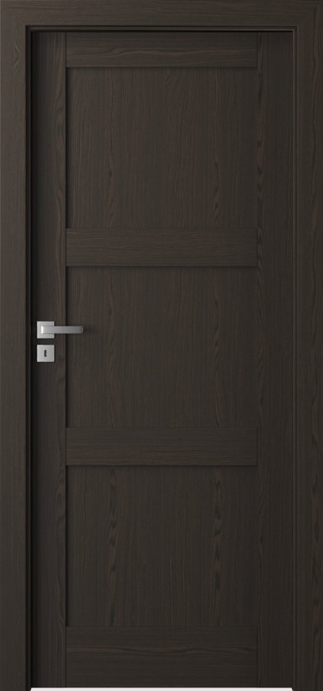 Interiérové dveře PORTA NATURA GRANDE B.0 - přírodní dýha Select - ořech tmavý