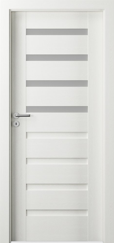 Posuvné interiérové dveře VERTE PREMIUM D - D4 - dýha Portasynchro 3D - wenge bílá