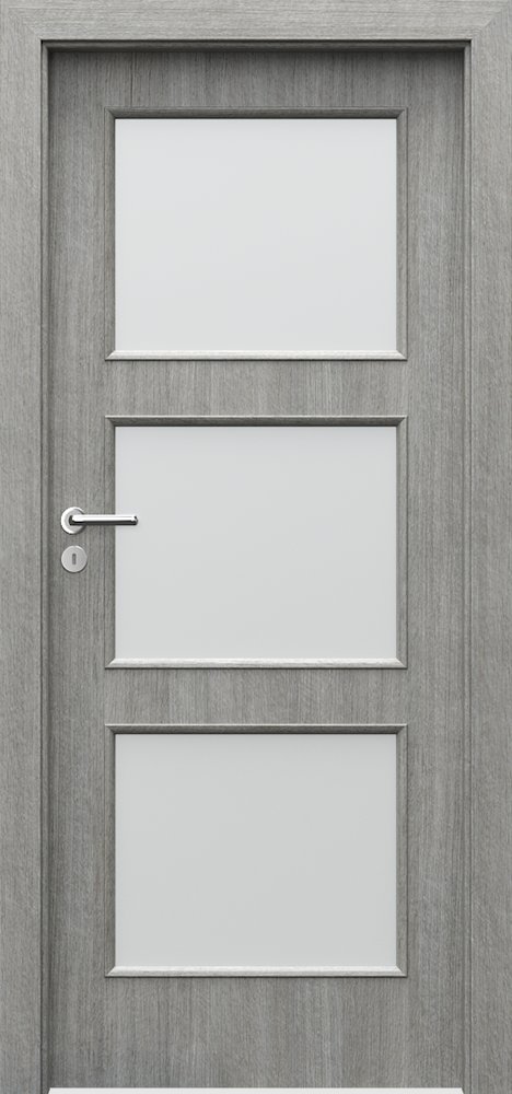 Posuvné interiérové dveře PORTA NOVA 4.4 - Portalamino - dub stříbřitý