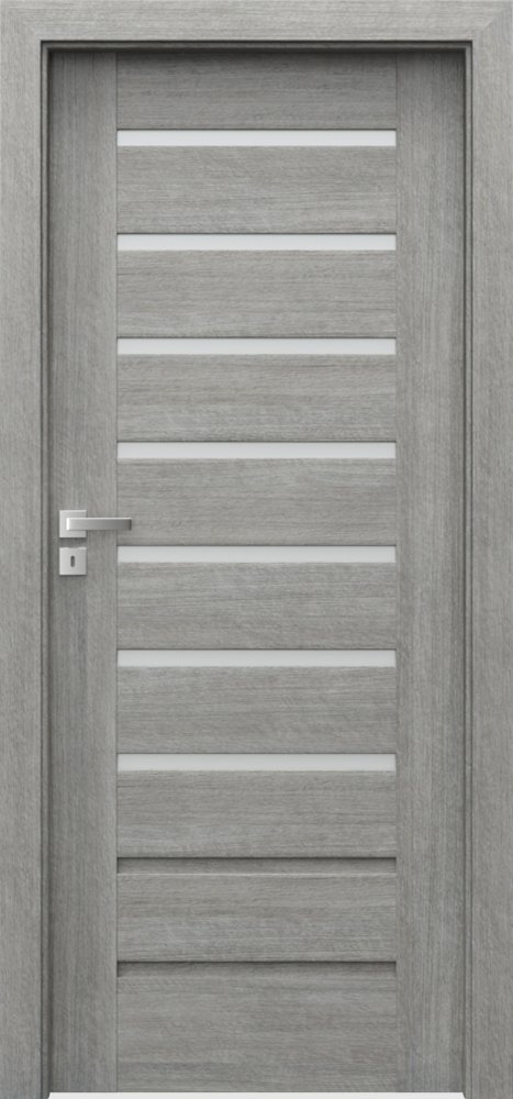 Interiérové dveře PORTA KONCEPT A.7 - Portalamino - dub stříbřitý