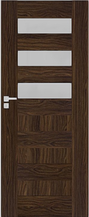 Interiérové dveře DRE SCALA B3 - dekorativní dýha 3D - eben (do vyprodání zásob)