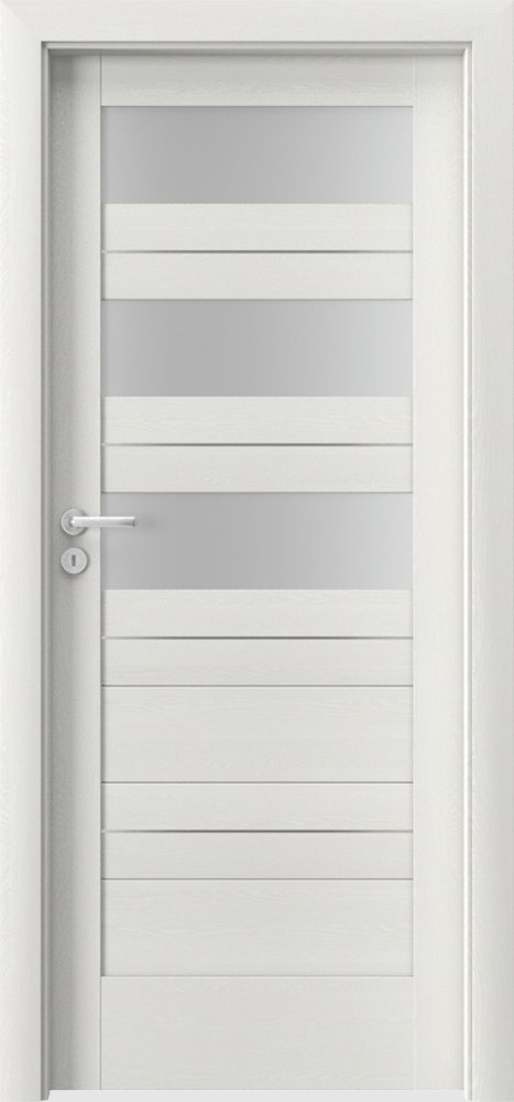 Interiérové dveře VERTE C - C3 intarzie - dýha Portasynchro 3D - wenge bílá