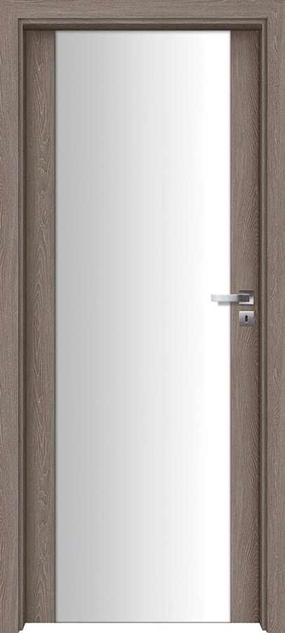 Interiérové dveře INVADO D´ARTAGNAN 1 - Eco-Fornir forte - dub šedý B476