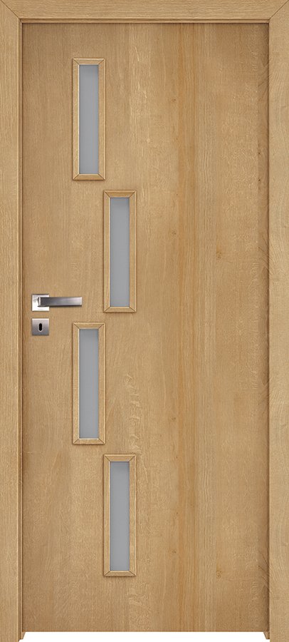 Interiérové dveře INVADO SAGITTARIUS 1 - dýha Enduro 3D - dub evropský B639