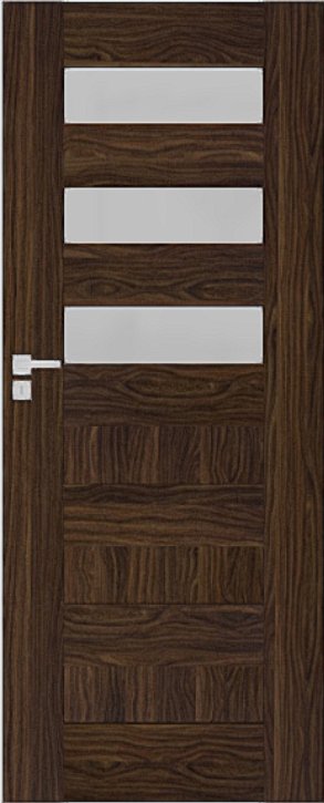 Interiérové dveře DRE SCALA A3 - dekorativní dýha 3D - eben (do vyprodání)