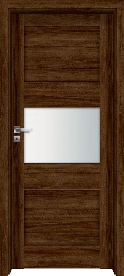 Posuvné interiérové dveře INVADO FOSSANO 3 - dýha Enduro 3D - ořech klasický B597