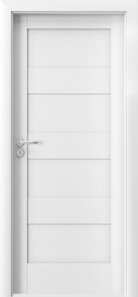 Posuvné interiérové dveře VERTE L - L0 - dýha Portadecor - bílá
