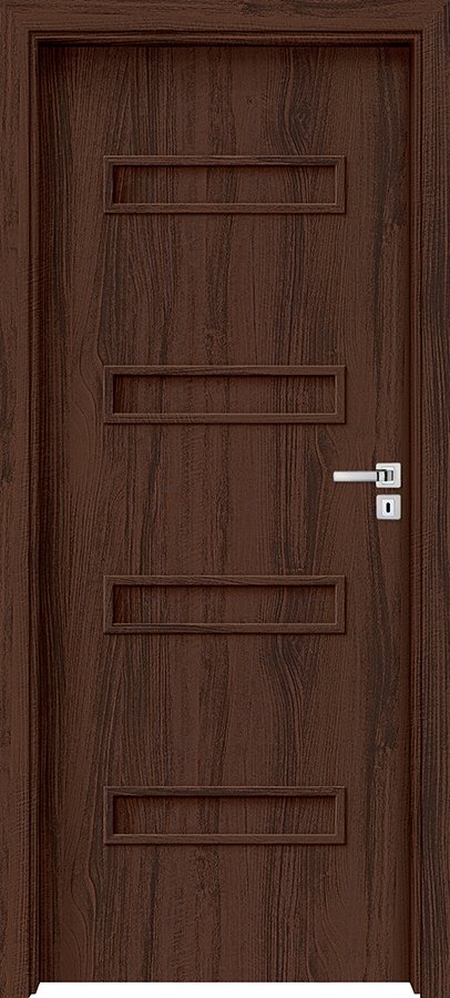 Posuvné interiérové dveře INVADO PARMA 3 - dýha Enduro - ořech B339