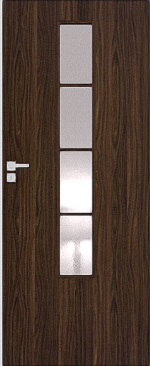 Interiérové dveře DRE ARTE B 50 - dekorativní dýha 3D - eben (do vyprodání zásob)