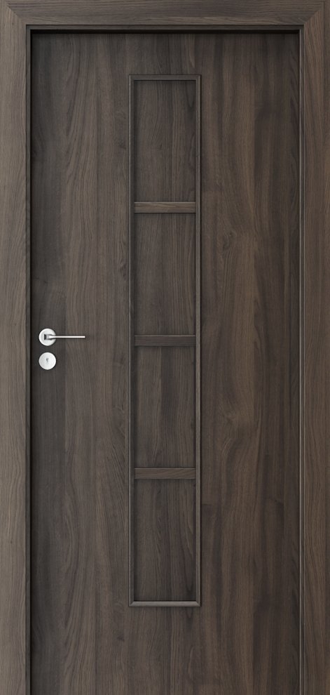 Interiérové dveře PORTA STYL 2 - plne - dýha Portasynchro 3D - dub šarlatový