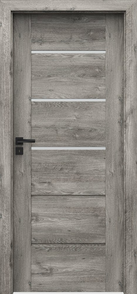 Posuvné interiérové dveře VERTE PREMIUM E - E3 - dýha Portaperfect 3D - dub Sibiřský