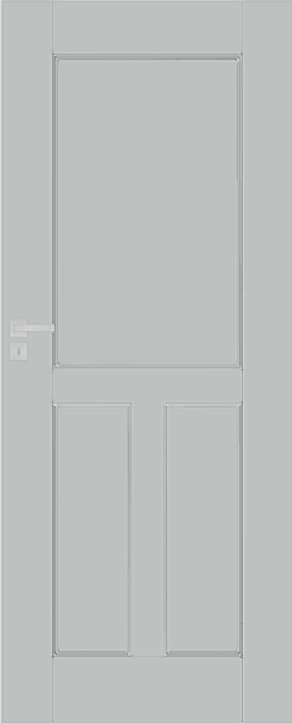 Interiérové dveře DRE NESTOR - model 1 - UV lak - šedá (RAL 7035)
