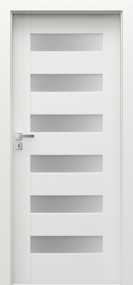 Posuvné interiérové dveře PORTA KONCEPT C.6 - folie Premium - bílá