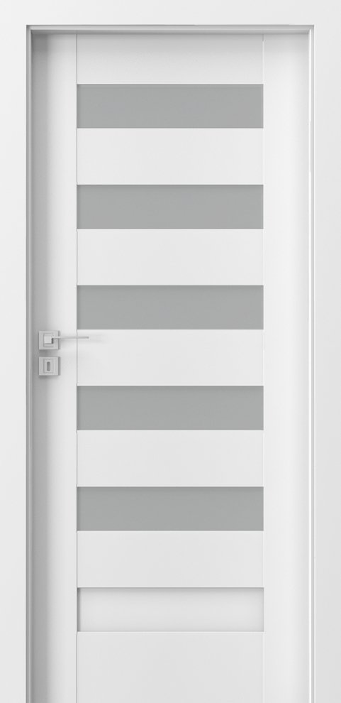 Posuvné interiérové dveře PORTA KONCEPT C.5 - dýha Portadecor - bílá